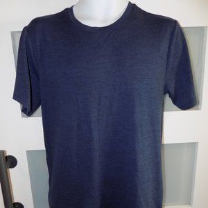 32 Degrees Cool Blue Heathered Crew Neck T-Shirt Size S Men's EUC